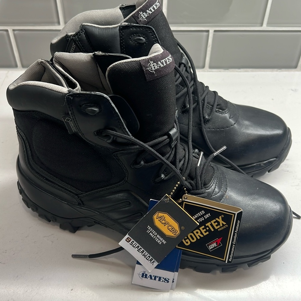 Bates Gore-Tex Side Zip Tactical Boots Men’s Size 12 Black